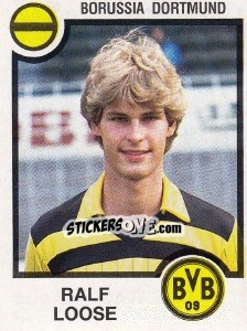 Sticker Ralf Loose - German Football Bundesliga 1983-1984 - Panini