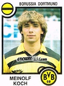 Cromo Meinolf Koch - German Football Bundesliga 1983-1984 - Panini