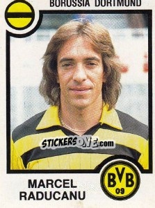 Sticker Marcel Raducanu - German Football Bundesliga 1983-1984 - Panini