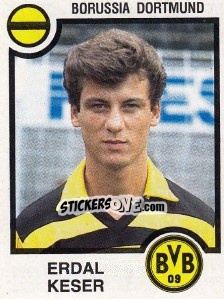 Cromo Erdal Keser - German Football Bundesliga 1983-1984 - Panini
