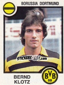 Sticker Bernd Klotz - German Football Bundesliga 1983-1984 n. 90 - Panini