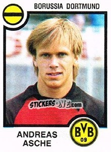 Sticker Andreas Asche - German Football Bundesliga 1983-1984 - Panini