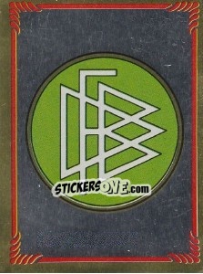 Sticker DFB Badge - German Football Bundesliga 1983-1984 - Panini