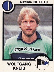 Sticker Wolfgang Kneib - German Football Bundesliga 1983-1984 - Panini