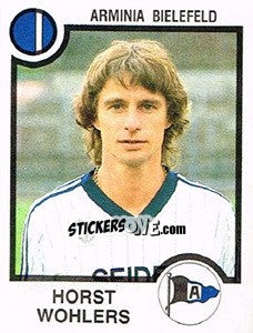 Sticker Horst Wohlers - German Football Bundesliga 1983-1984 n. 4 - Panini