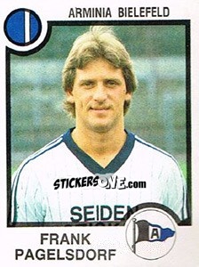 Cromo Frank Pagelsdorf - German Football Bundesliga 1983-1984 - Panini