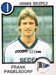 Sticker Frank Pagelsdorf - German Football Bundesliga 1983-1984 n. 10 - Panini