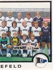 Sticker Team - German Football Bundesliga 1983-1984 n. 12 - Panini