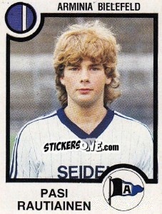 Sticker Pasi Rautiainen - German Football Bundesliga 1983-1984 - Panini