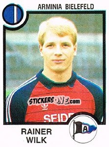 Cromo Rainer Wilk - German Football Bundesliga 1983-1984 - Panini
