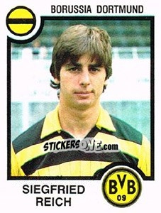 Sticker Siegfried Reich - German Football Bundesliga 1983-1984 - Panini