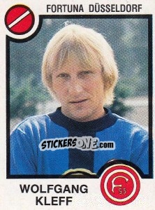 Sticker Wolfgang Kleff - German Football Bundesliga 1983-1984 - Panini