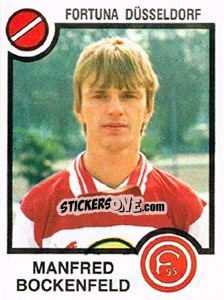 Cromo Manfred Bockenfeld - German Football Bundesliga 1983-1984 - Panini