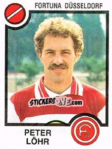 Cromo Peter Lohr - German Football Bundesliga 1983-1984 - Panini