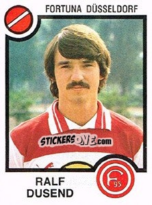 Cromo Ralf Dusend - German Football Bundesliga 1983-1984 - Panini