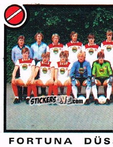 Sticker Team - German Football Bundesliga 1983-1984 - Panini