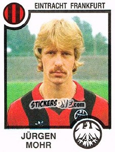 Sticker Jurgen Mohr - German Football Bundesliga 1983-1984 - Panini
