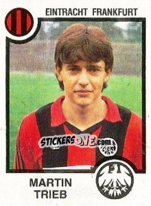 Sticker Martin Trieb - German Football Bundesliga 1983-1984 - Panini