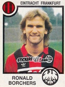 Cromo Ronald Borchers - German Football Bundesliga 1983-1984 - Panini