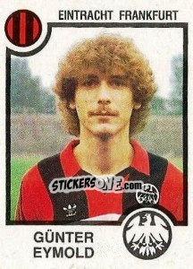 Cromo Gunter Eymold - German Football Bundesliga 1983-1984 - Panini