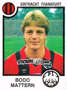 Figurina Bodo Mattern - German Football Bundesliga 1983-1984 - Panini