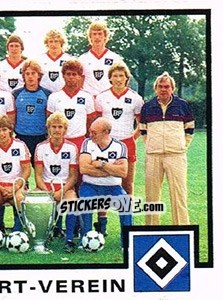 Sticker Team - German Football Bundesliga 1983-1984 - Panini