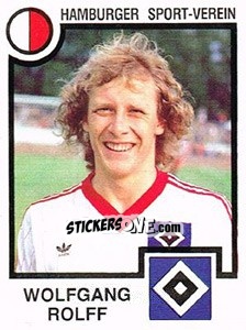 Cromo Wolfgang Rolff - German Football Bundesliga 1983-1984 - Panini
