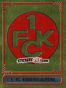 Sticker Badge - German Football Bundesliga 1983-1984 - Panini