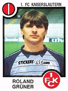 Cromo Roland Gruner - German Football Bundesliga 1983-1984 - Panini
