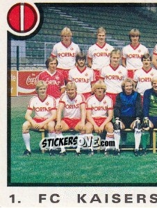 Sticker Team - German Football Bundesliga 1983-1984 n. 163 - Panini