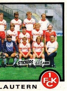 Sticker Team - German Football Bundesliga 1983-1984 n. 164 - Panini