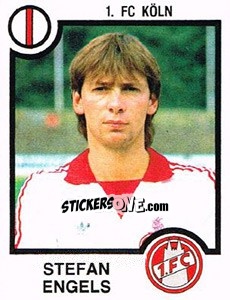 Sticker Stefan Engels - German Football Bundesliga 1983-1984 - Panini