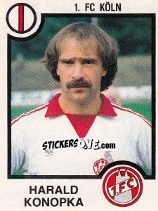 Figurina Harald Konopka - German Football Bundesliga 1983-1984 - Panini