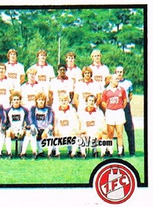 Sticker Team - German Football Bundesliga 1983-1984 - Panini