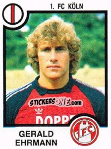 Figurina Gerald Ehrmann - German Football Bundesliga 1983-1984 - Panini