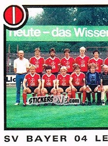 Figurina Team - German Football Bundesliga 1983-1984 - Panini