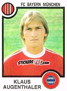 Sticker Klaus Augenthaler - German Football Bundesliga 1983-1984 n. 282 - Panini