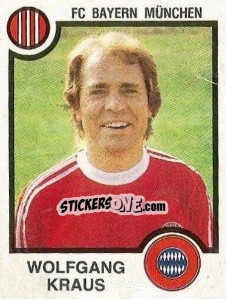Sticker Wolfgang Kraus - German Football Bundesliga 1983-1984 n. 289 - Panini