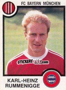 Sticker Karl-Heinz Rummenigge - German Football Bundesliga 1983-1984 n. 294 - Panini