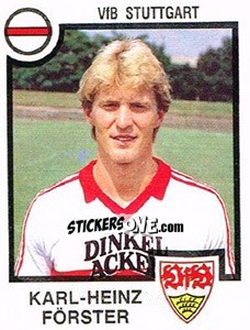 Sticker Karl-Heinz Forster - German Football Bundesliga 1983-1984 n. 342 - Panini