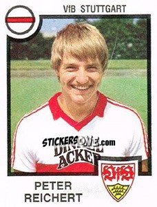 Sticker Peter Reichert - German Football Bundesliga 1983-1984 n. 350 - Panini