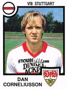 Sticker Dan Corneliusson - German Football Bundesliga 1983-1984 n. 351 - Panini