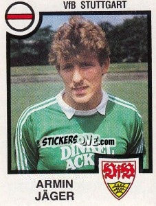 Sticker Armin Jager - German Football Bundesliga 1983-1984 n. 352 - Panini