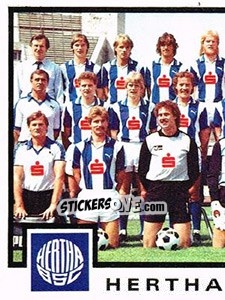 Sticker Team - German Football Bundesliga 1983-1984 n. 379 - Panini