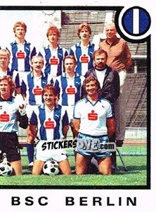 Sticker Team - German Football Bundesliga 1983-1984 n. 380 - Panini
