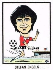 Sticker Stefan Engels - German Football Bundesliga 1983-1984 n. 439 - Panini