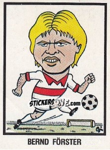 Sticker Bernd Foster - German Football Bundesliga 1983-1984 n. 440 - Panini