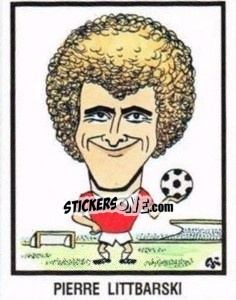 Cromo Pierre Littbarski - German Football Bundesliga 1983-1984 n. 447 - Panini