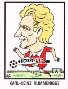 Sticker Karl-Heinz Rummenigge - German Football Bundesliga 1983-1984 n. 453 - Panini