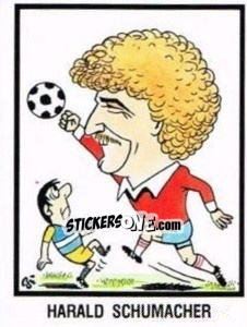 Sticker Harald Schumacher - German Football Bundesliga 1983-1984 n. 455 - Panini